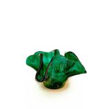 Green glass cup with original shape