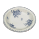Hollow round dish in Earthenware Sarreguemines model Flora