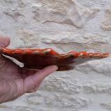 Vintage 1950 Vallauris flamed ceramic ashtray