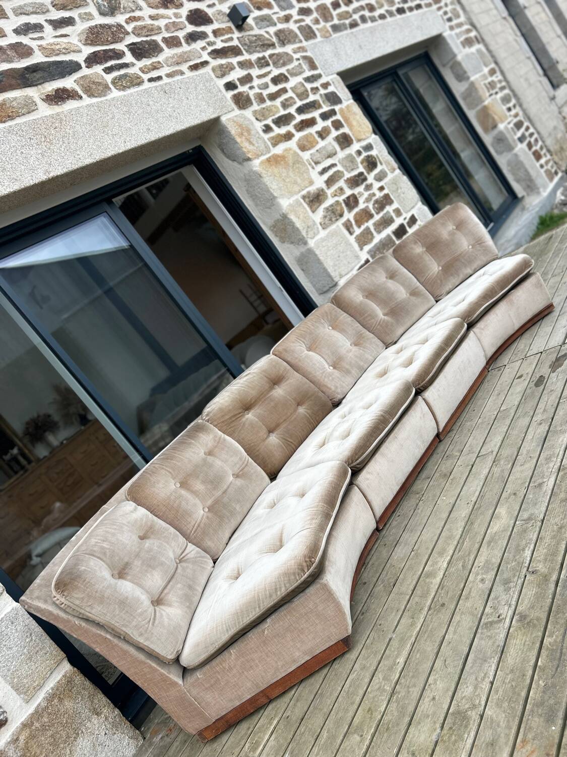 Vintage modular sofa from the 1970s