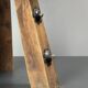 Midcentury braided rope tripod stool in the style of Audoux & Minet, 1950s