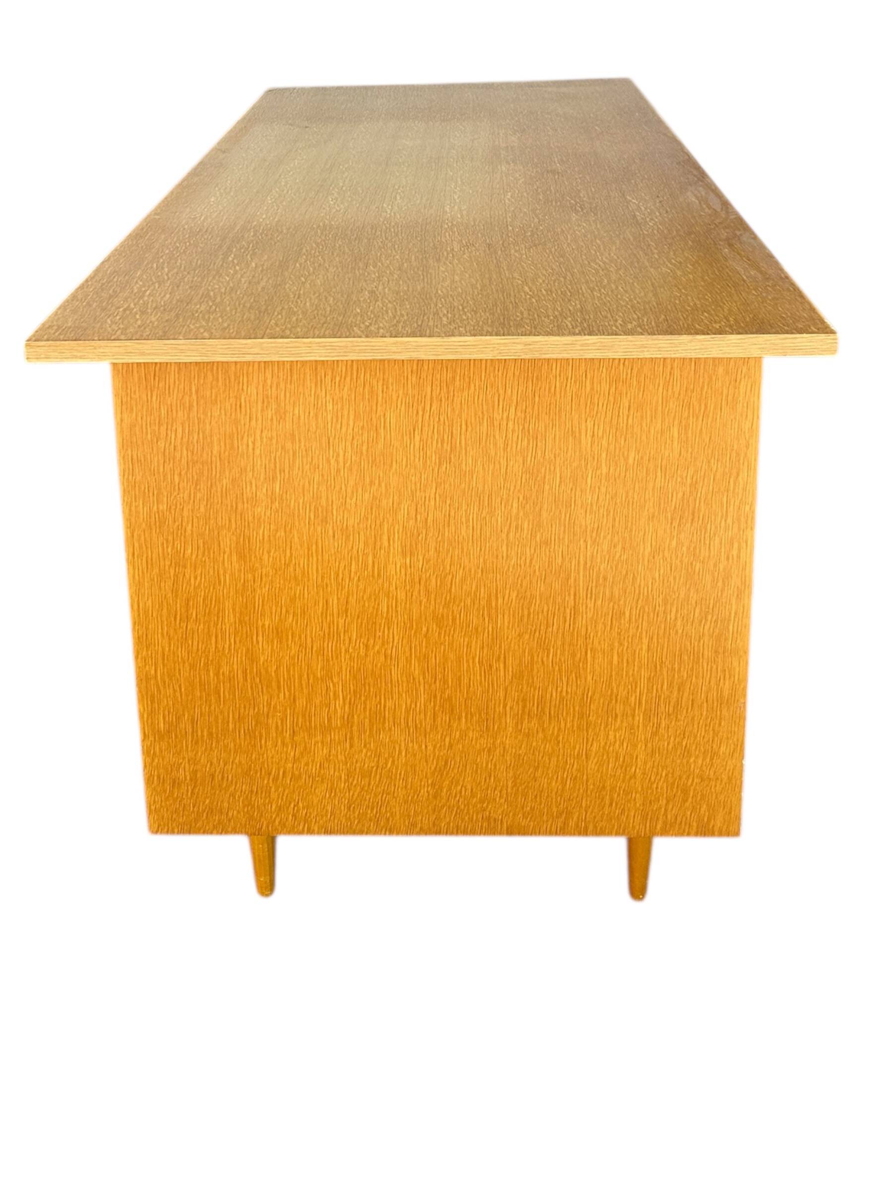 1950s oak desk