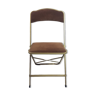 Folding chair opera velvet brown