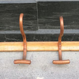 Wall coat rack bentwood 5 hooks, 1950