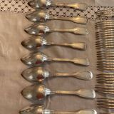 Set of christofle cutlery, Model Chinon pointed tip
