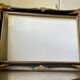 Antique frame Black & gilded borders on wood 51 x 35.5 cm