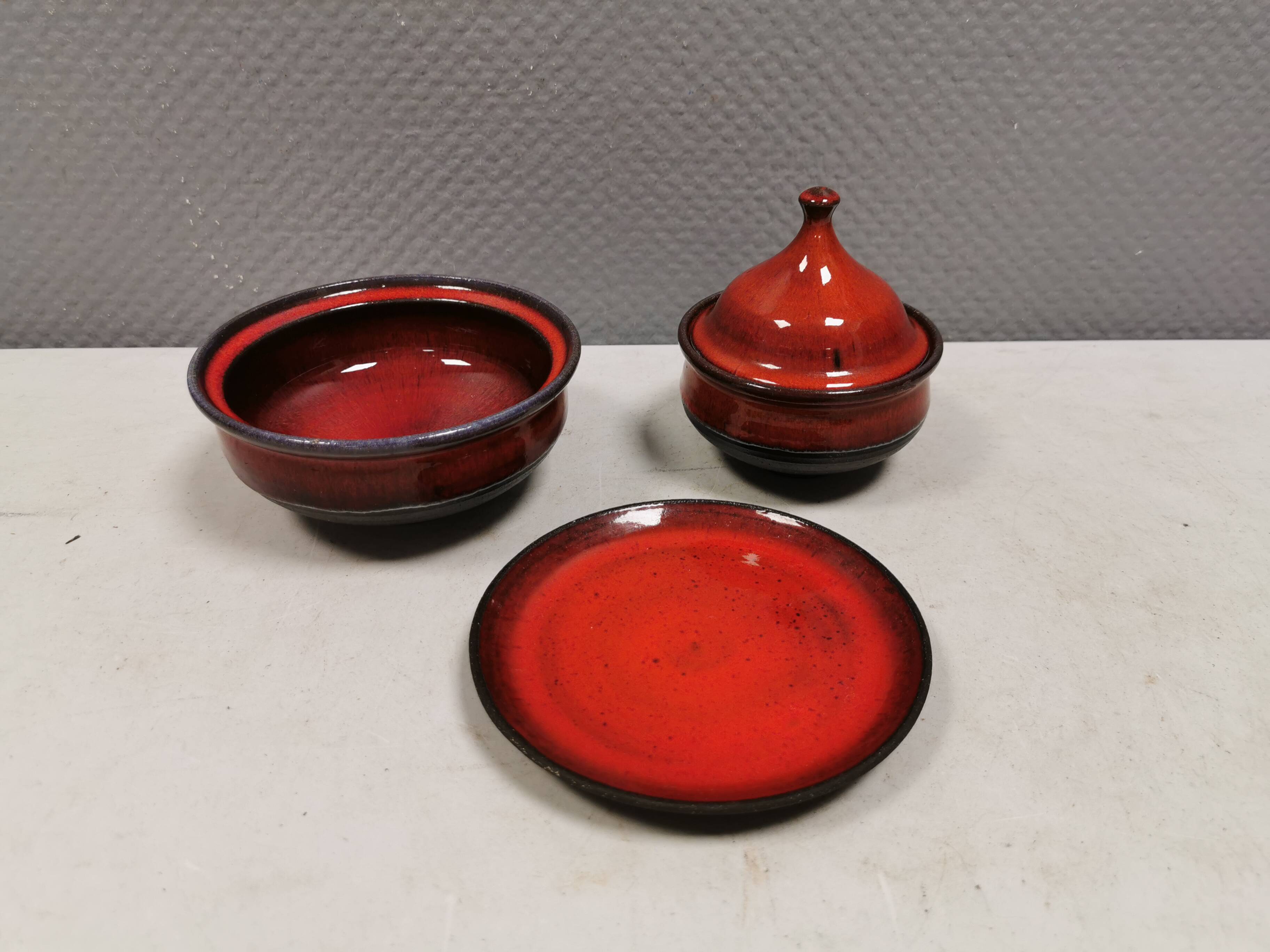 A lovely ceramic LOT from Danish Ditlev ceramics from the 1980s.