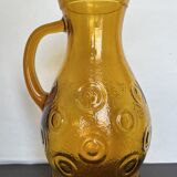 Smoked glass pitcher