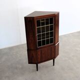 Vitrine vintage | Meuble d'angle | Années 1960 | Danois