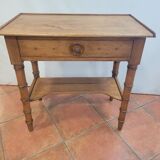 Side table bamboo wood cherry tree
