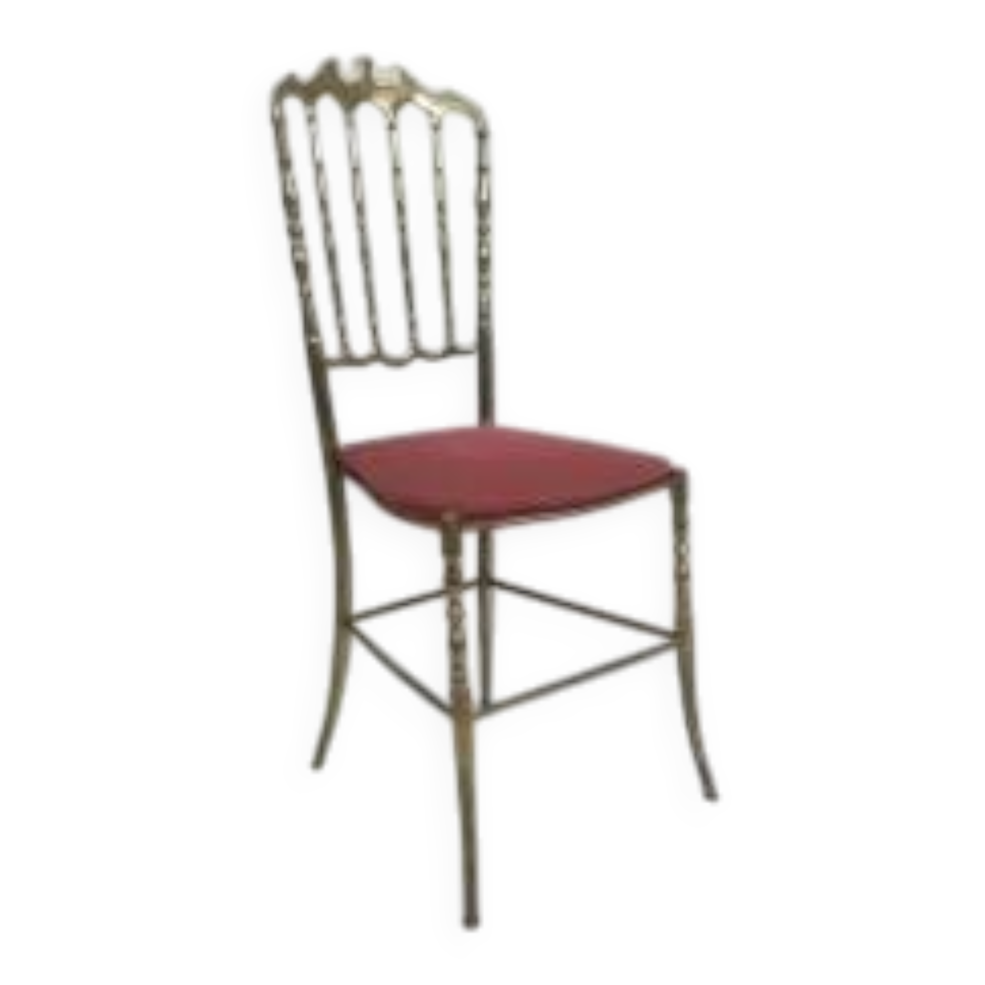 Chaise style Hollywood Regency, Chiavari, années 1960