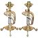 Paire de chandeliers poignée d'épée 1905 estampillés Benham & Froud VR