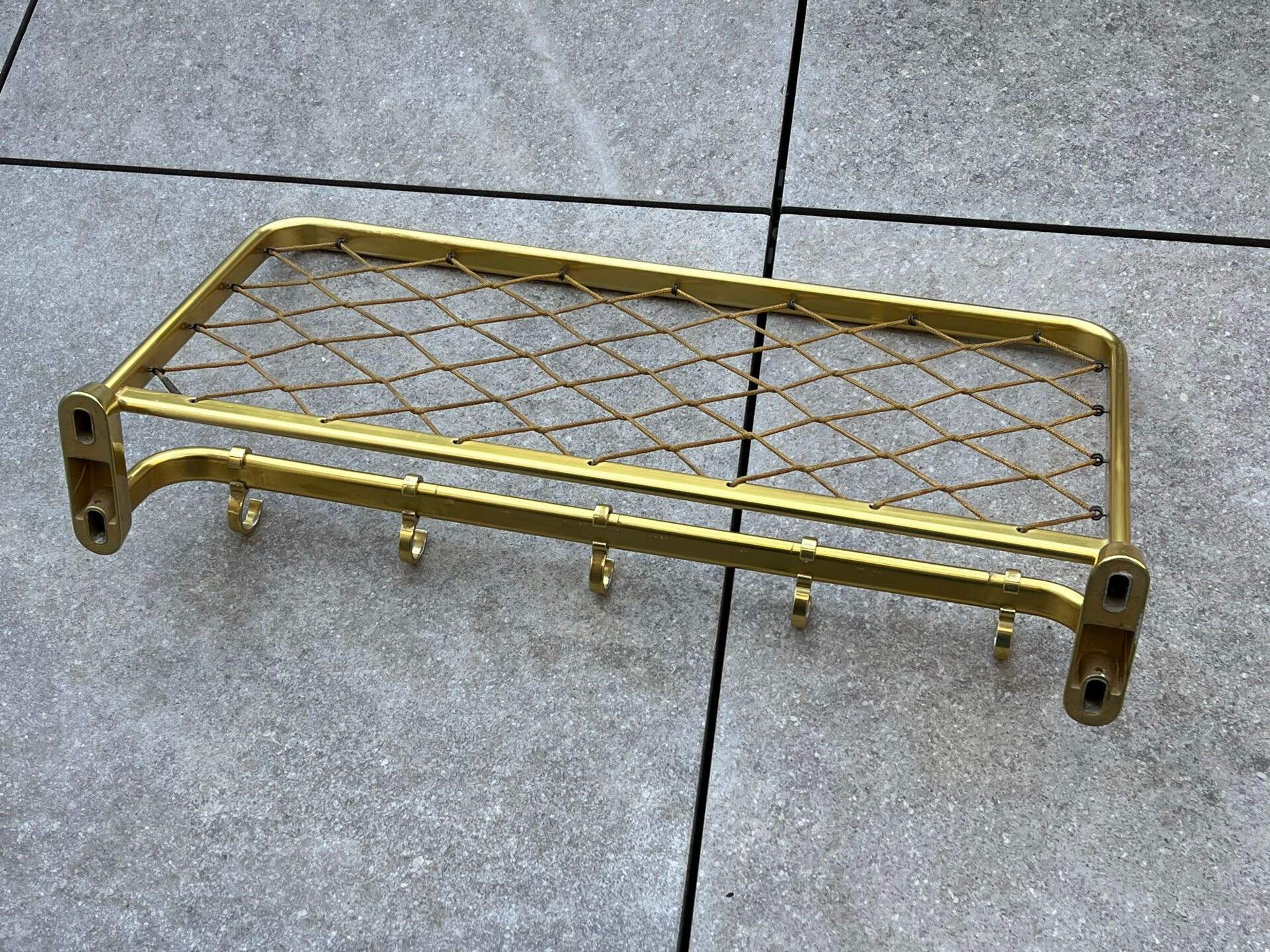 Coat rack style train luggage rack l=62cm