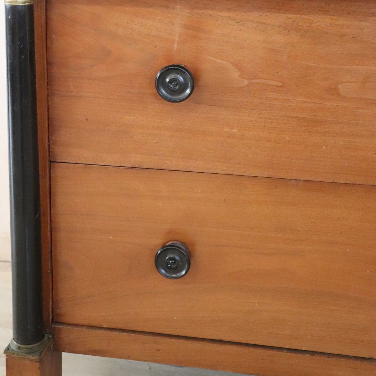 Antique Solid Walnut Chest Of Drawers, Italy Early 19th Century