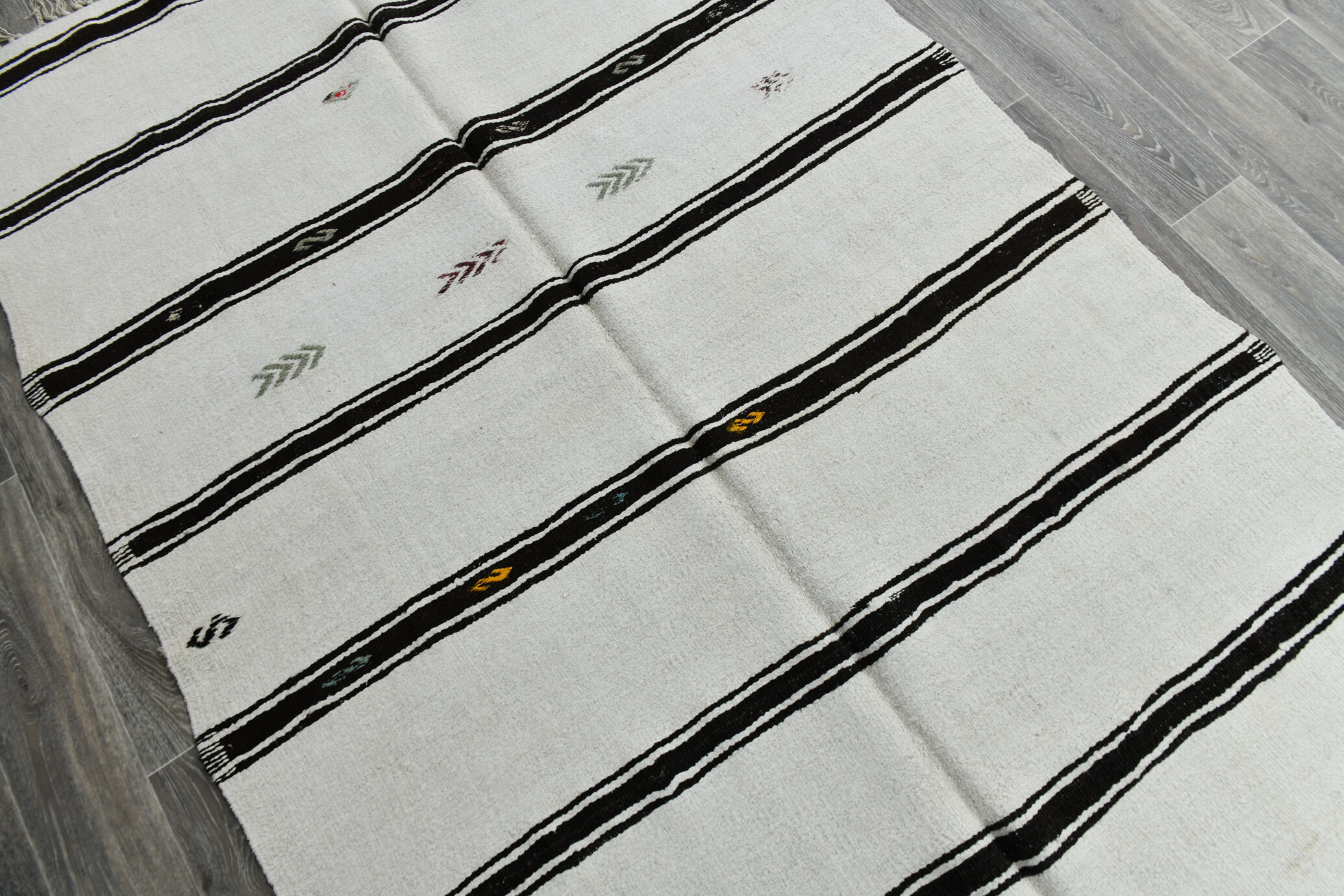 Tapis de chanvre vintage moderne, 158x248cm