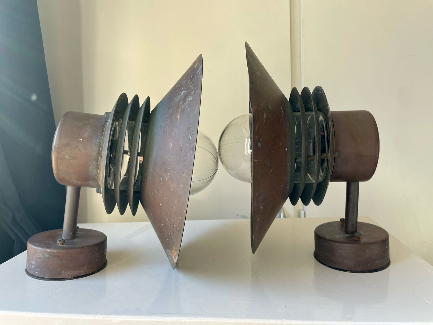 Paire d'appliques d'extérieur