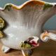 Bassano table planter, splashing flowers Italy