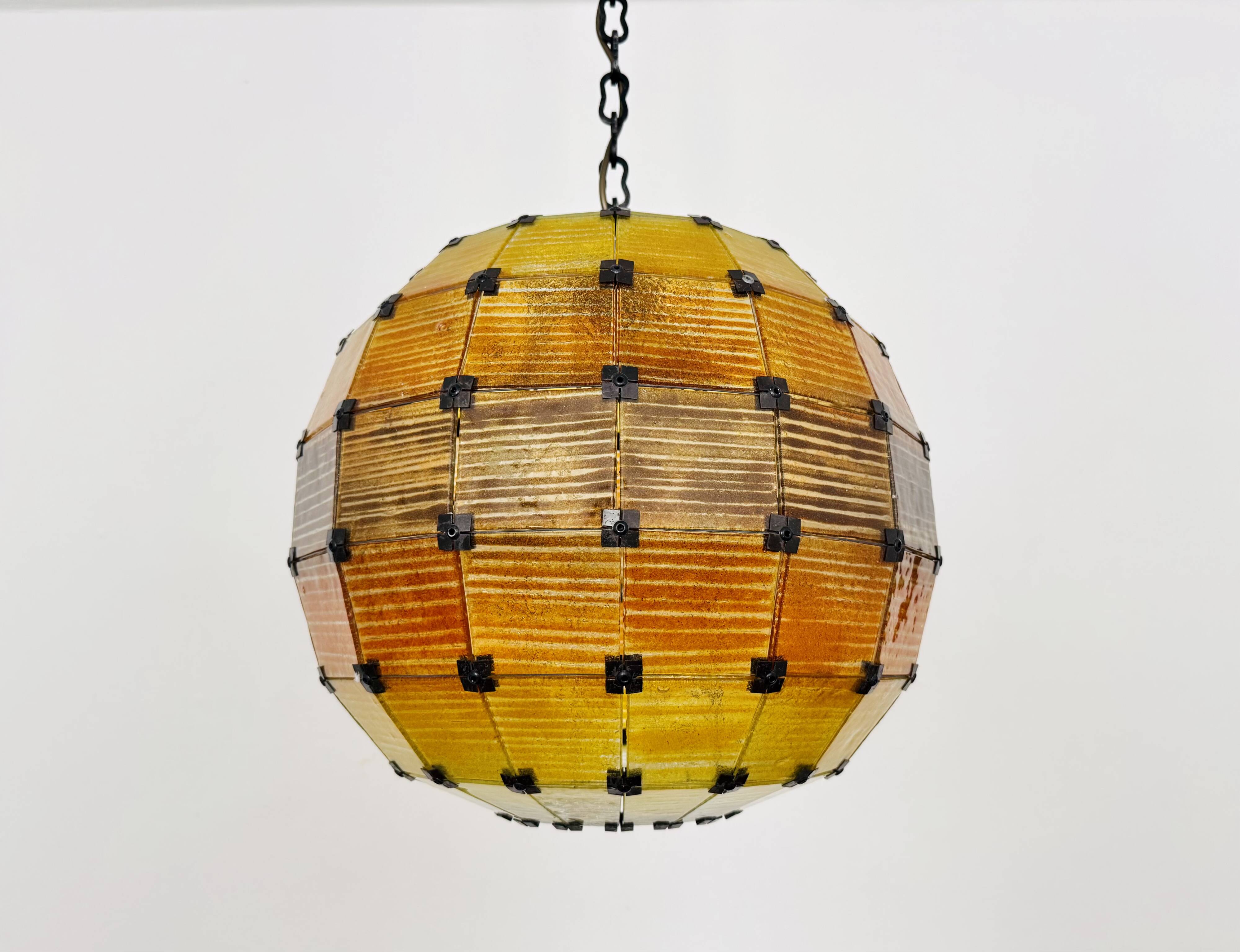 Amazing Colorful Glass Ball Pendant Lamp