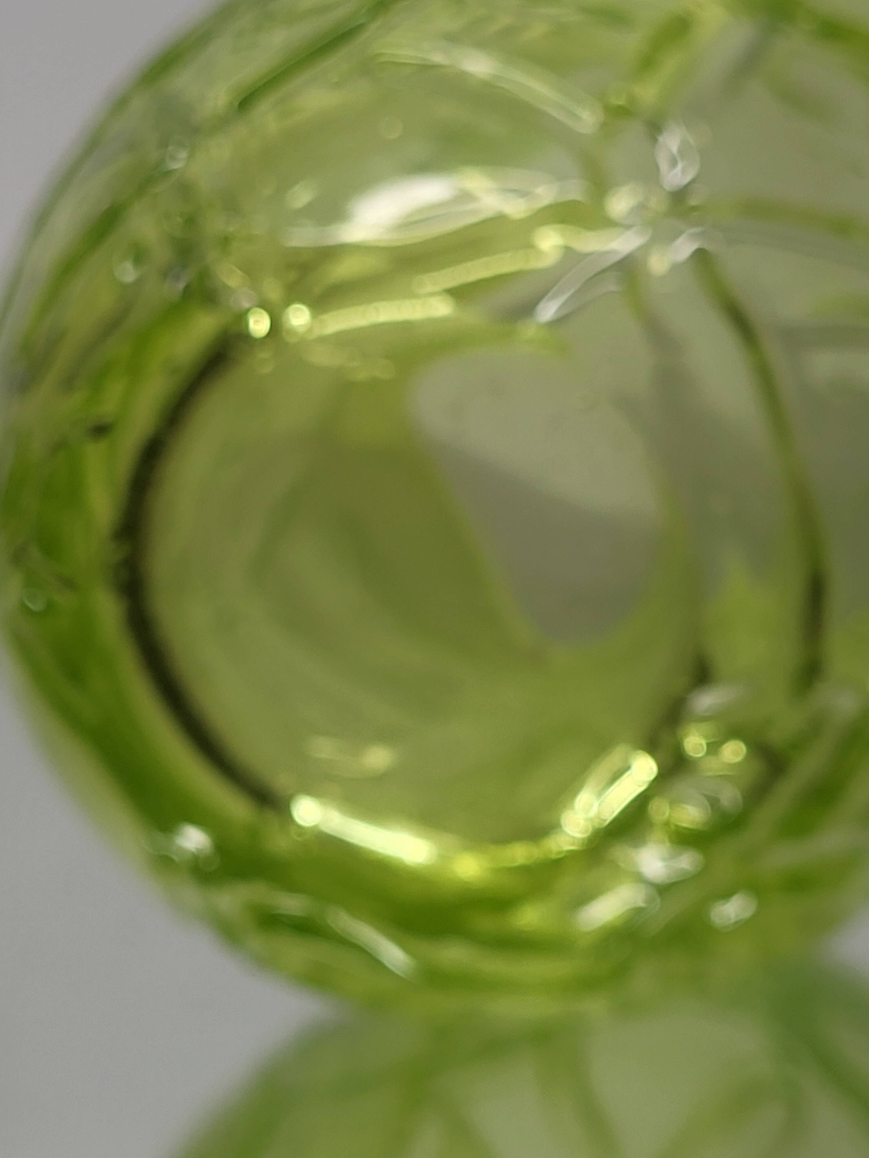 Vase Val saint lambert Studio Cristal, décor en relief