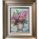 Framed canvas painting