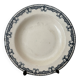 Ancienne assiette creuse Terre de Fer Salins Parmentier