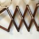 Scandinavian teak scissor lamp