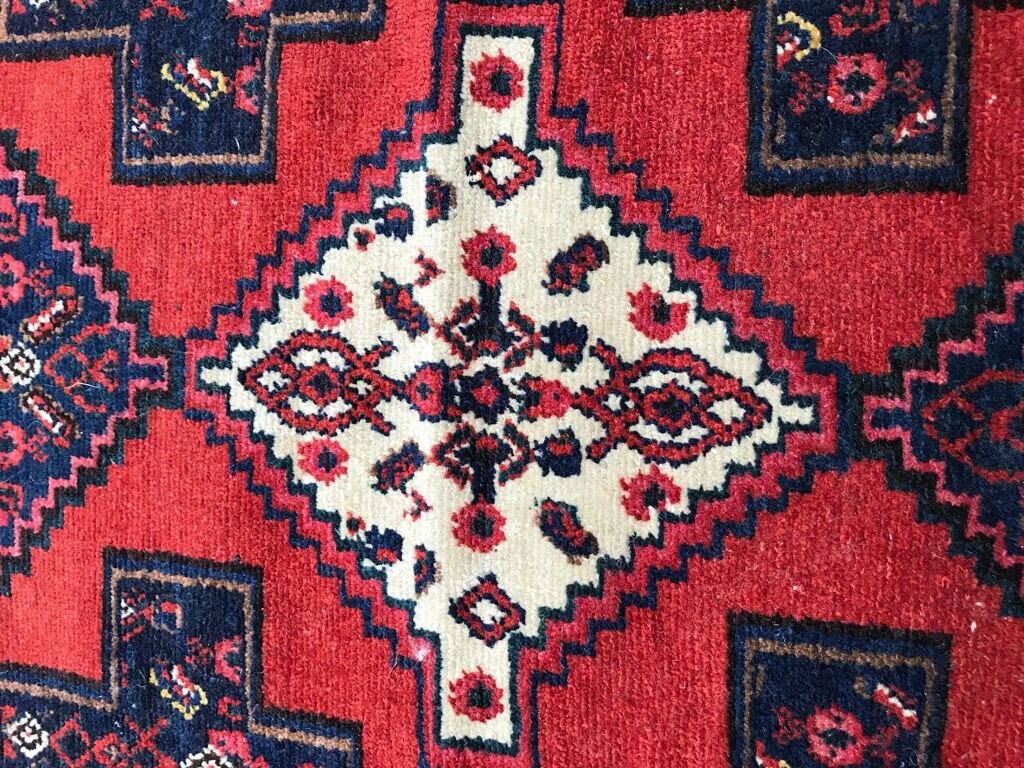 Tapis ancien senneh persan 108x148cm