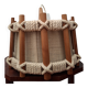 Scandinavian suspension in braided rope