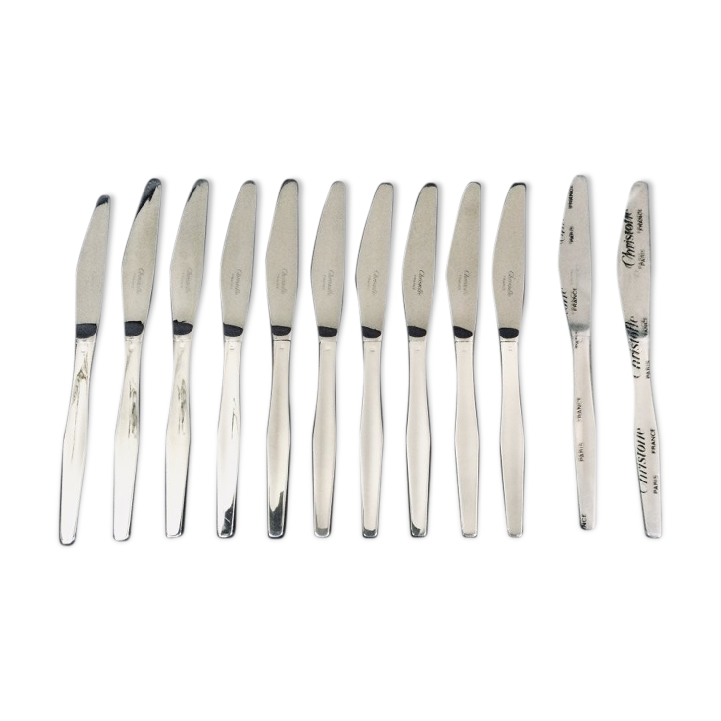 12 Entremets Christofle Orly Knives