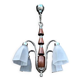 Vintage Art Deco chandelier late 1930s