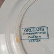 Set of 3 deep plates Orléans Sarreguemines & Digoin