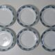 6 flat plates lotus, terre de fer