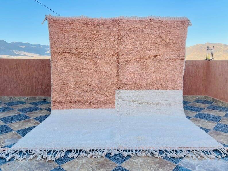 Traditional handmade Berber carpet mrirt size 200 x 300 cm