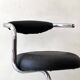 Cobra model chrome design chair by Giotto Stoppino, Italy 1970