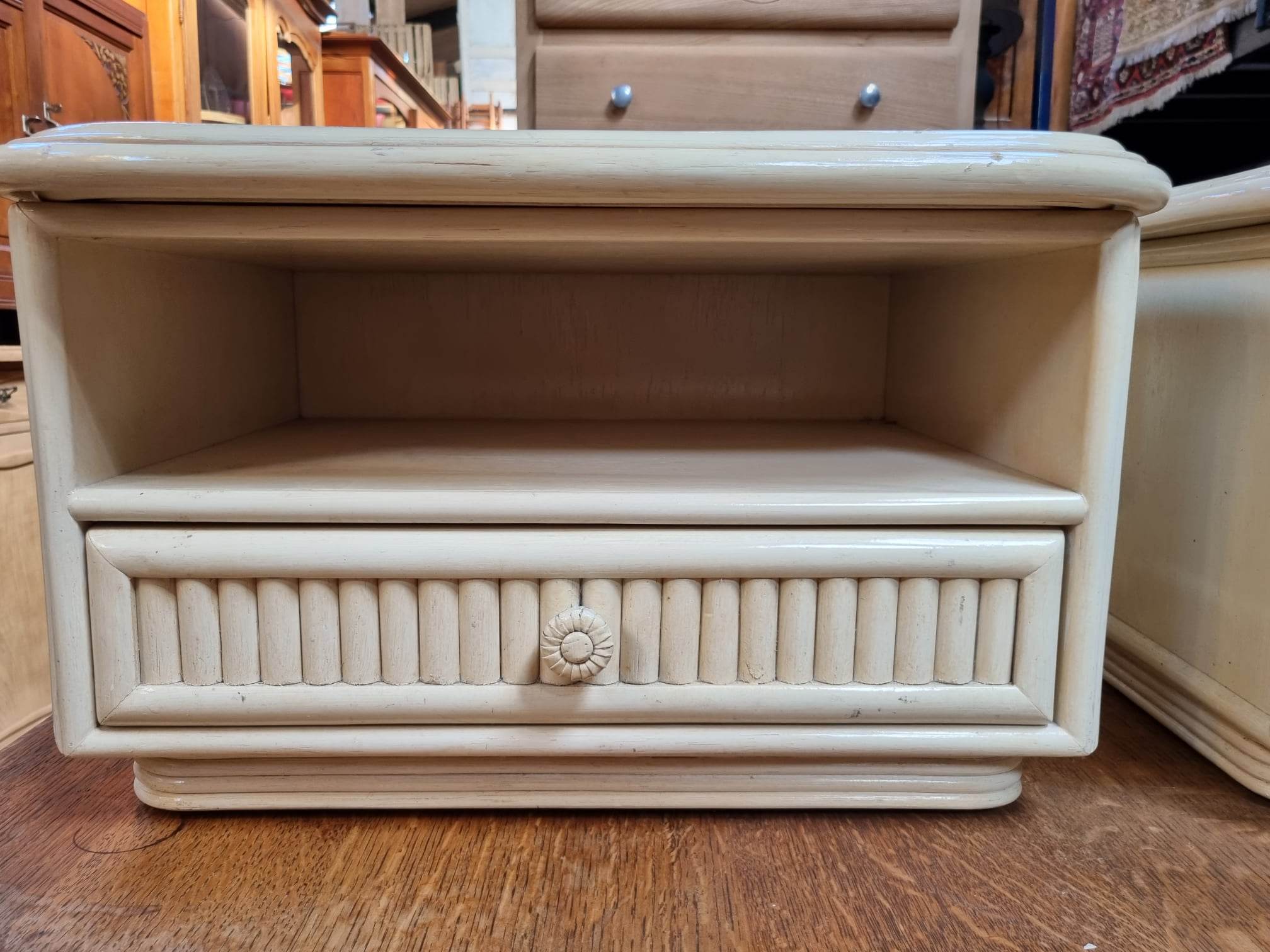 Pair of vintage bedside tables