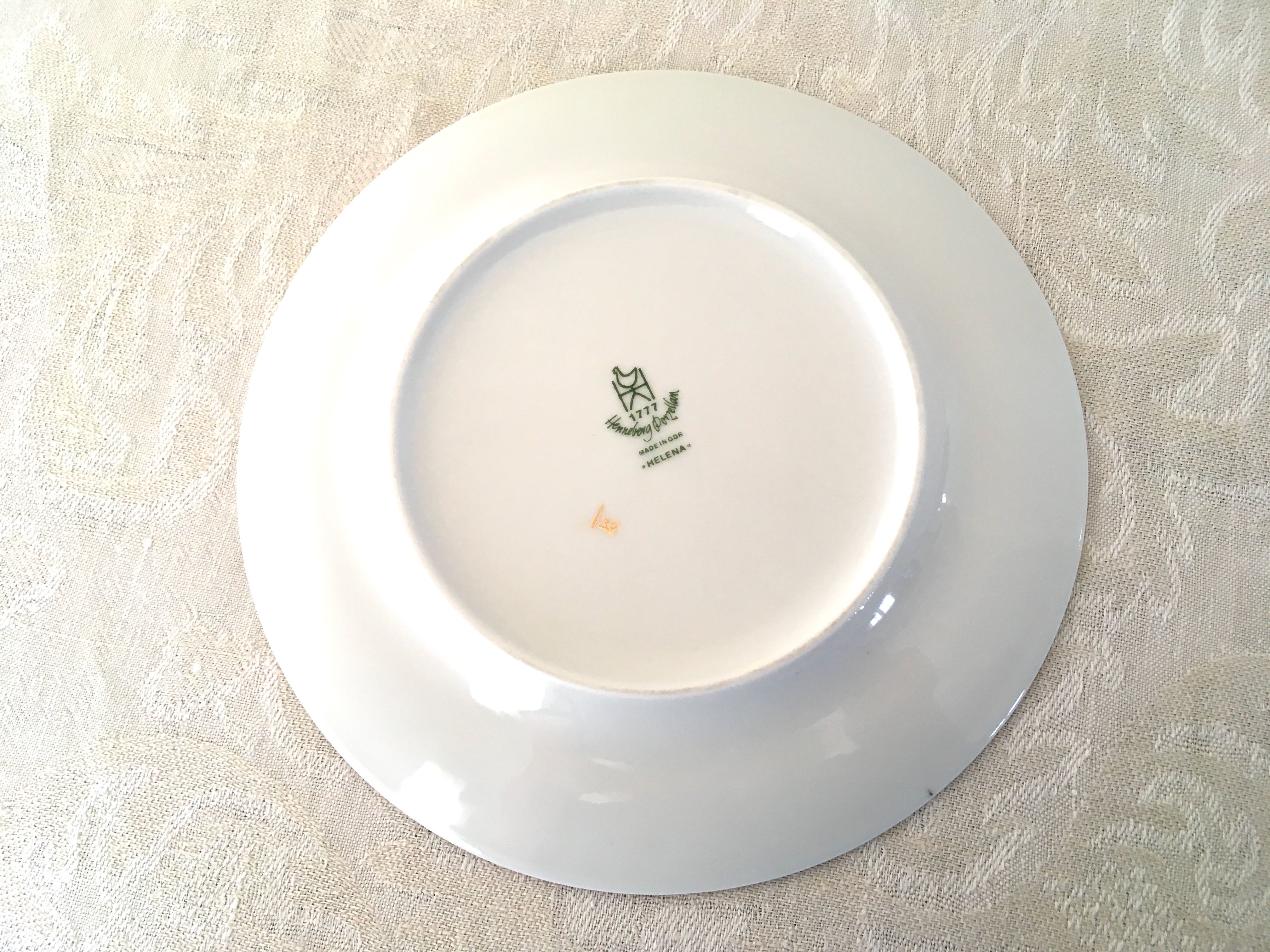 Set of 6 vintage dessert plates RDA