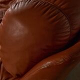 Fauteuil en cuir années 1970