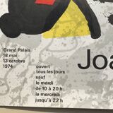 Original exhibition poster by Joan MIRO, Grand Palais, 1974