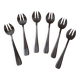6 Art Deco oyster forks by Jean François Guillaumot