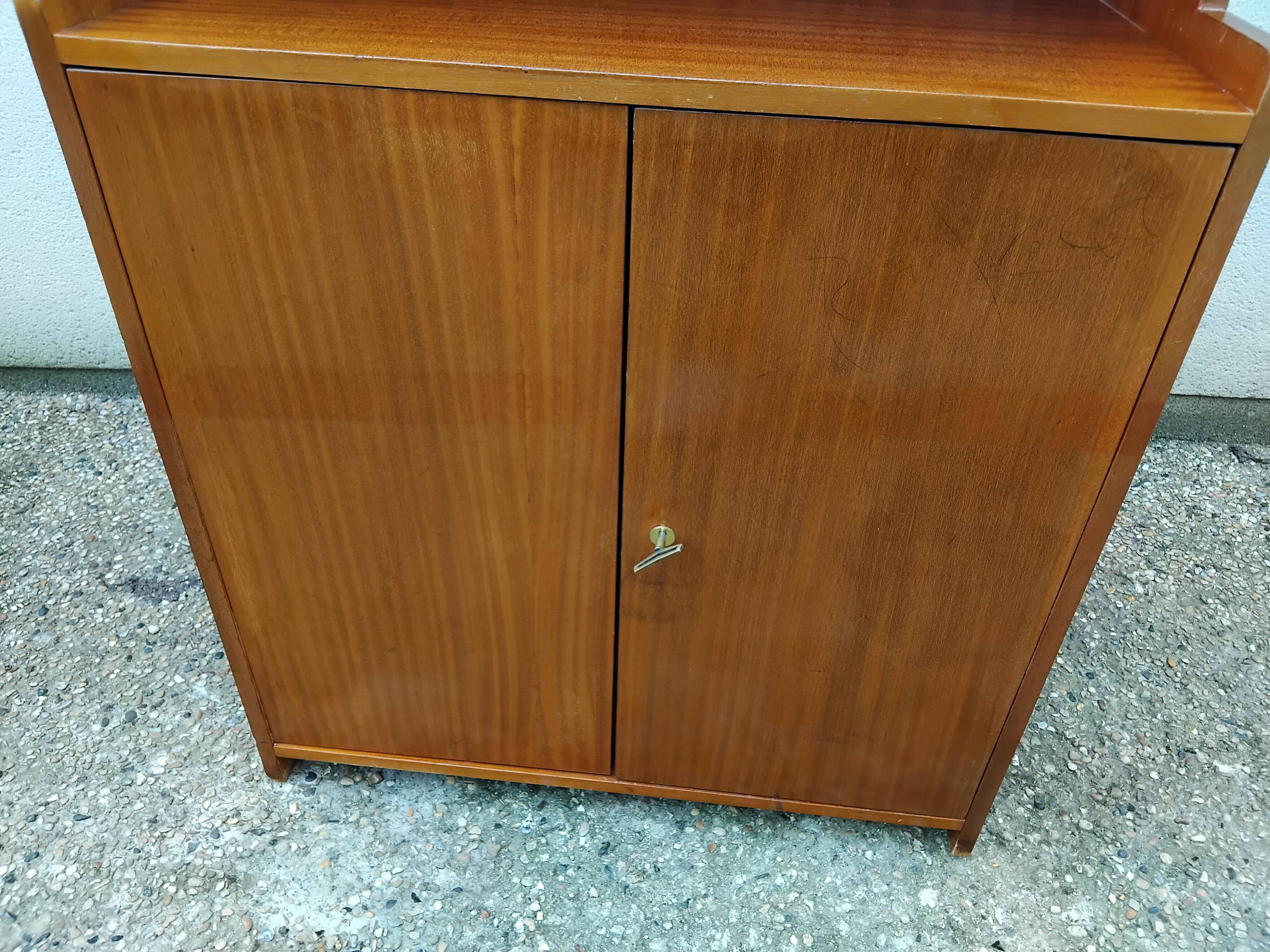Vintage Scandinavian teak bookcase