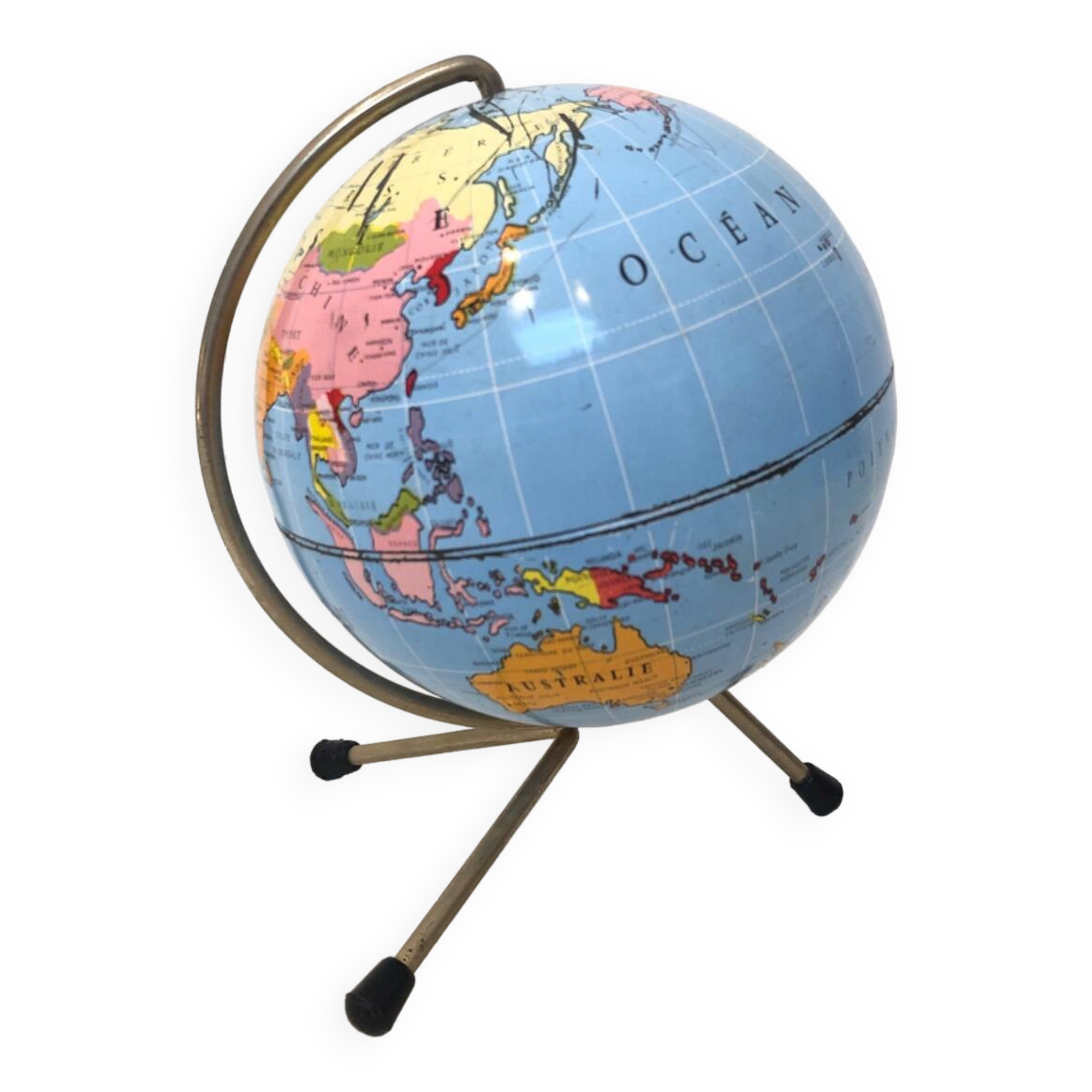 Globe piggy bank, 1950