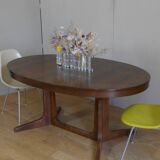 Baumann oval elm table
