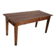 Rustic dining table in fruitwood from the early 20th century