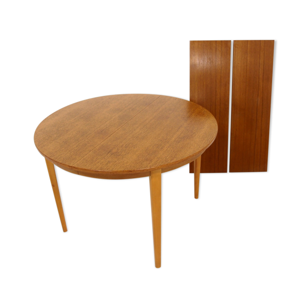 Table de salle à manger scandinave en teck, Suède, 1960