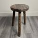 Wooden tripod stool 60s