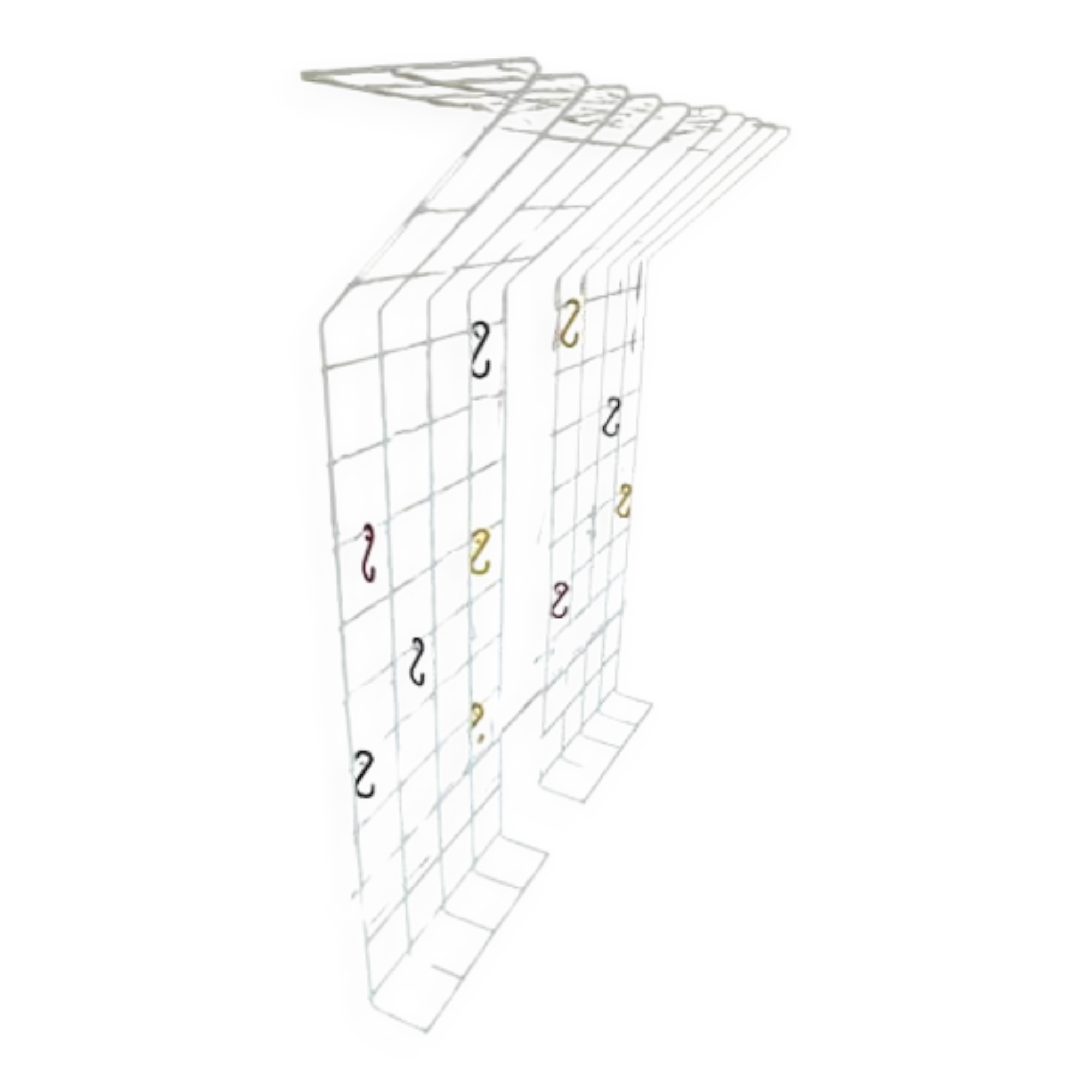 Paire de porte-manteaux String des années 50 par Karl Fichtel pour Dra