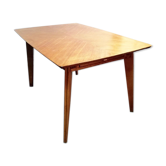 Dining table with compass feet