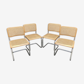 Set of four chairs Marcel Breuer, Italy, 1990s
