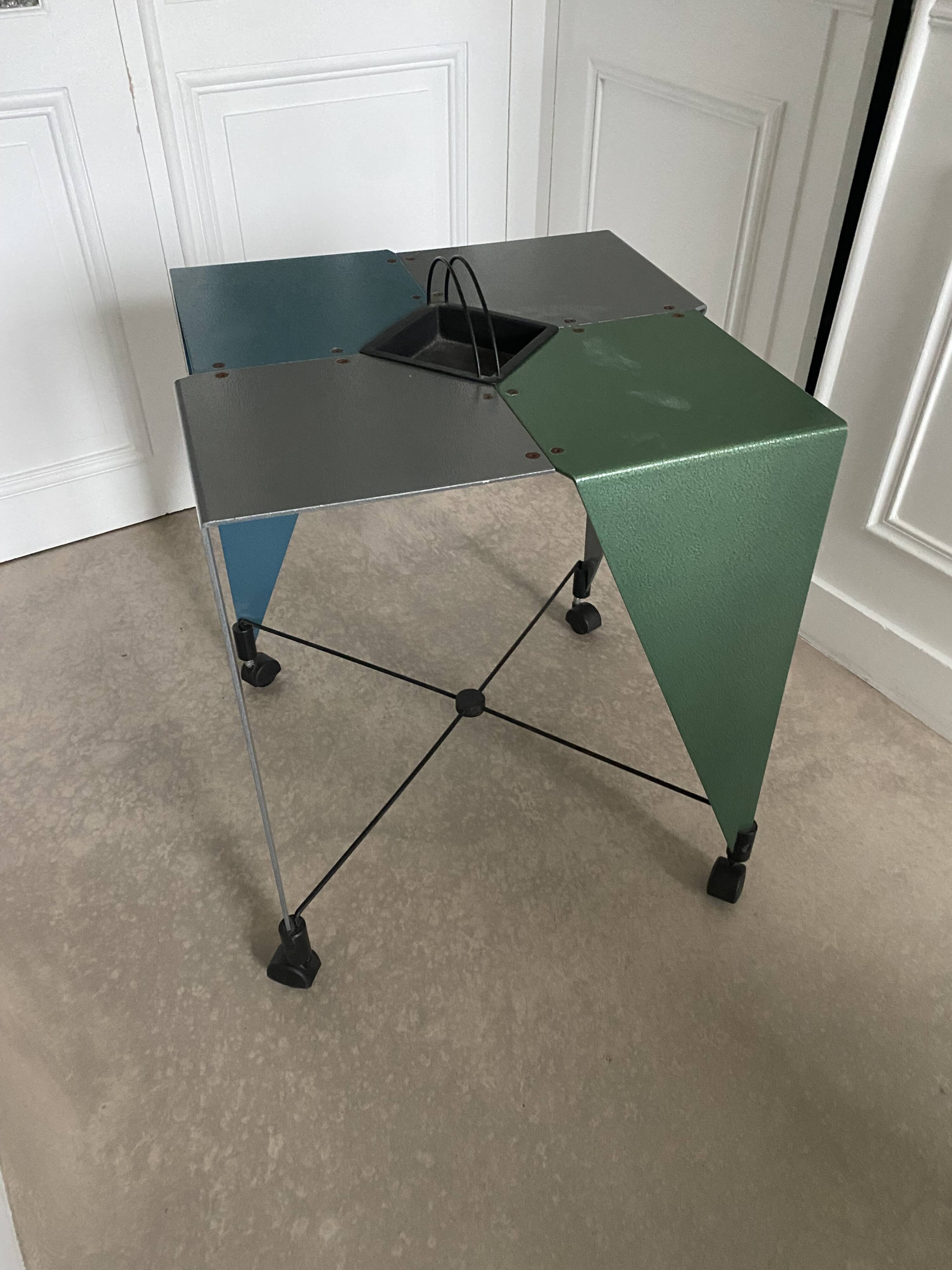 Vintage "harlequin" side table for Errebi
