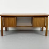 Mid-Century Teak Desk by Svend Åge Madsen for Sigurd Hansen, 1960s